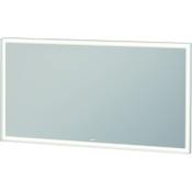 Duravit L-Cube 51-1/8" W x 27-1/2" H Modern Rectangular Framed Bathroom Wall Mirror with LED Lighting N/A
