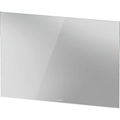 Duravit Light and Mirror 39-5/16"W x 27-1/2"H Rectangular Flat Frameless Wall Mounted Bathroom Mirror with LED Lighting White
