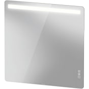 Duravit Luv 47-1/4" Rectangular Flat Frameless Wall Mounted Bathroom Mirror with LED Lighting White