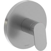 Duravit Duravit No.1 Pressure Balanced Valve Trim Only with Single Lever Handle - Less Rough In Brushed Nickel