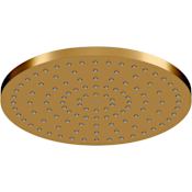 Duravit DuraShower 1.75 GPM Single Function Rain Shower Head Brushed Gold
