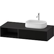Duravit Zencha 52" Single Wall Mounted Vanity Cabinet - Less Vanity Top Black Line Structure