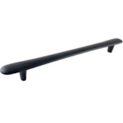 Du Verre Polar 13" Center to Center Designer Smooth Curve Ergonomic Appliance Handle / Appliance Pull / Large Cabinet Handle Black Matte
