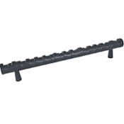 Du Verre Primitive 13" Center to Center Structural Modern Industrial Bar Appliance Handle / Appliance Pull / Large Cabinet Handle Oil Rubbed Bronze