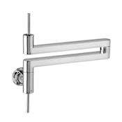 DXV Contemporary 3 GPM Wall Mounted Single Hole Pot Filler Polished Chrome