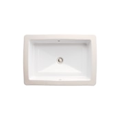 DXV Pop 18" Rectangular Vitreous China Undermount Bathroom Sink Canvas White