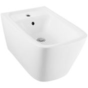 DXV DXV Modulus Wall Mounted Bidet with 1 Hole Drilled - Less Faucet Canvas White