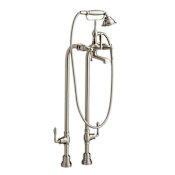 DXV Transitional Floor Mounted Tub Filler - Includes Hand Shower Brushed Nickel