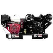 Eagle 13 HP 175 Max PSI 34 CFM Two-Stage Truck Mount Gas Reciprocating Air Compressor Electric Start Honda Engine N/A