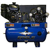 Eagle 9 HP 30 Gal 150 Max PSI Two-Stage Truck Mount Gas Reciprocating Air Compressor N/A