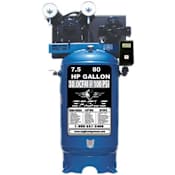 Eagle 7.5 HP 80 Gal 150 Max PSI Single-Stage Stationary Electric (208, 230 Volt 1 Phase) Reciprocating Air Compressor N/A