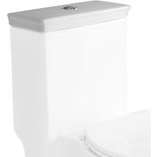 Eago Replacement Tank Lid - Flushing Mechanism Sold Separately White
