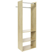 Easy Track 72 Inch High Hanging Tower Kit Honey Blonde