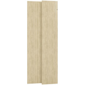 Easy Track 72 Inch Vertical Panel for Easy Track Closet System - 2 Pack Honey Blonde