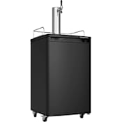 EdgeStar 20 Inch Wide Kegerator and Keg Beer Cooler for Full Size Kegs Black