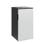 EdgeStar 18 Inch Wide Refrigerator for Kegerator Conversion with Integrated Lock Stainless Steel