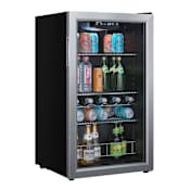EdgeStar 19 Inch Wide 105 Can Capacity Extreme Cool Beverage Center Stainless Steel