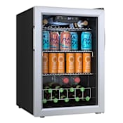 EdgeStar 17 Inch Wide 80 Can Capacity Extreme Cool Beverage Center Stainless Steel