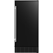 EdgeStar 15 Inch Wide 20 Lbs. Capacity Free Standing and Undercounter Ice Maker with 25 Lbs. Daily Ice Production Black