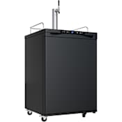 EdgeStar 24 Inch Wide Kegerator with Digital Display for Full Size Kegs Black