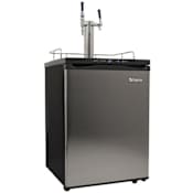 EdgeStar 24 Inch Wide Beer/Coffee Combination Kegerator with Digital Display Stainless Steel