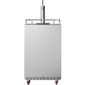 EdgeStar 24 Inch Wide Premium Single Tap Wine Kegerator Stainless Steel