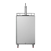 EdgeStar 24 Inch Wide Kegerator for Full Size Kegs with Electronic Control Panel Stainless Steel