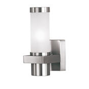 Eglo Konya Single-Bulb Outdoor Sconce Matte Nickel