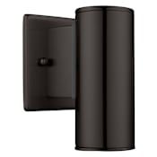 Eglo Riga 1 Light Outdoor Wall Sconce Matte Black
