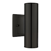Eglo Riga 2 Light Outdoor Wall Sconce Matte Black