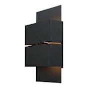 Eglo Kibea 2 Light LED 5.875" Wide Outdoor Wall Sconce - ADA Compliant Matte Black