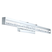 Eglo Cardito 39" Wide LED Bath Bar Crystal Stones