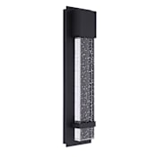 Eglo Venecia 17-7/8" Tall Integrated LED Outdoor Wall Sconce Matte Black