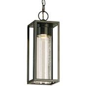 Eglo Walker Hill 6" Wide LED Mini Pendant Matte Black