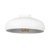 Eglo Mogano 16" Wide Semi-flush Ceiling Fixture White