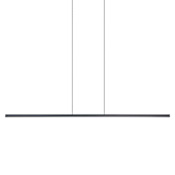 Eglo Amrisa 47" Wide LED Linear Pendant Black / White