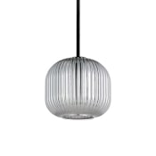 Eglo Mantunalle 1 8" Wide Mini Pendant Black