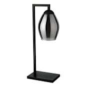 Eglo Estanys 20" Tall Accent Table Lamp Black / Metallic Smoked