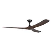 Eglo Williwaw 72" 3 Blade Indoor Ceiling Fan Black