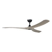 Eglo Williwaw 72" 3 Blade Indoor Ceiling Fan Black