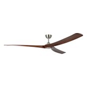 Eglo Williwaw 84" 3 Blade Indoor Ceiling Fan Brushed Nickel