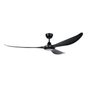 Eglo Mission Bay 72" 3 Blade Outdoor LED Ceiling Fan Black