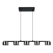 Eglo Copillus 48" Wide LED Linear Pendant Black