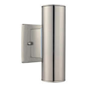 Eglo Riga 2 Light 8" Tall Outdoor Wall Sconce Stainless Steel