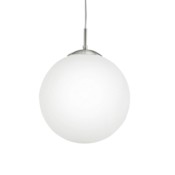 Eglo Rondo 12" Wide Pendant Matte Nickel