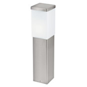 Eglo Calgary 18" Tall Single Light Outdoor Path Light Stainless Steel