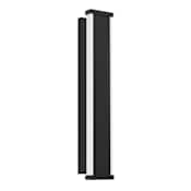 Eglo Neviano 5" Tall LED Outdoor Wall Sconce Black / White
