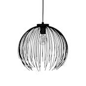 Eglo Venezuela 15" Wide Pendant Black
