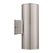 Eglo Ascoli 2 Light 13" Tall Outdoor Wall Sconce Stainless Steel