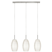 Eglo 3 Light Island / Billiard Fixture from the Batista 1 Collection Matte Nickel